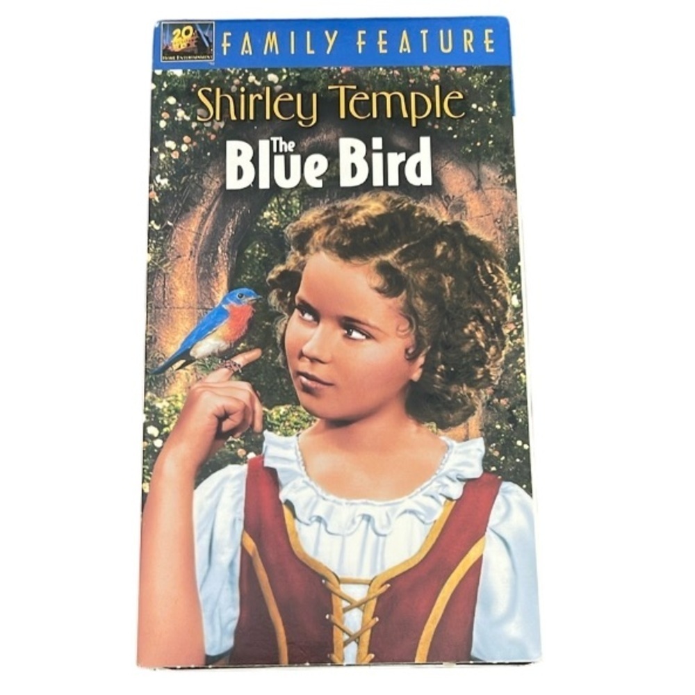 6/$25 VHS Vintage Shirley Temple The Blue Bird Tape Movie 1940 20th Century Fox